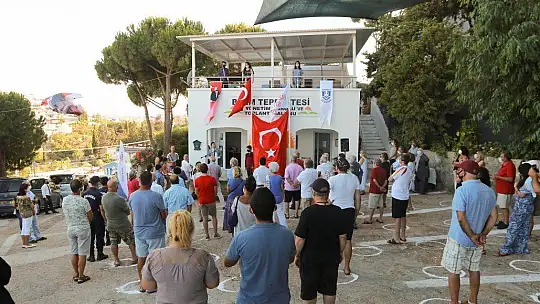 BAŞKAN ARAS, ATATÜRK BÜSTÜ'NÜN AÇILIŞINI GERÇEKLEŞTİRDİ