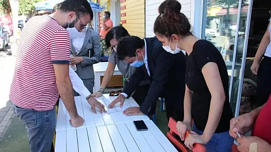 BAŞKAN ARAS, BİRİM MÜDÜRLERİYLE YİNE SAHADAYDI