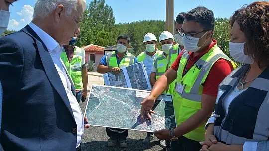 Başkan Gürün Ula'daki yatırımları inceledi