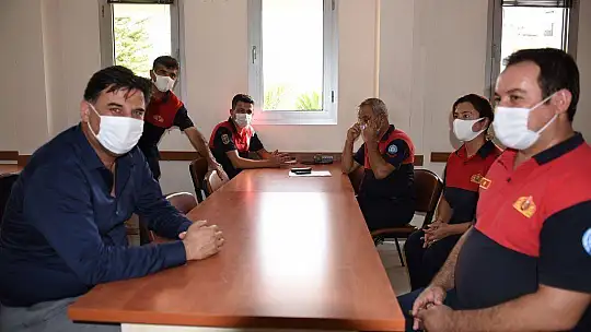 Başkan Karaca'dan İtfaiye Haftası Ziyareti