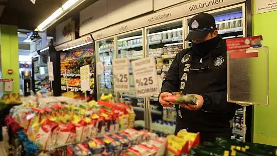 Zabıtadan etiket ve son kullanma tarihi geçmiş ürün denetimi