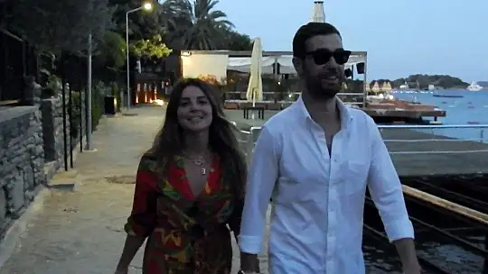 Bodrum'da aşka geldiler