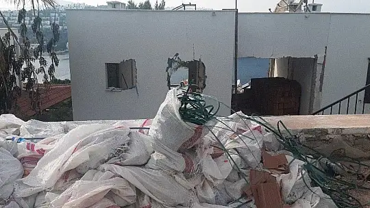Bodrum'da kaçak yapılaşma yeniden başladı