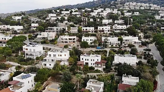 Bodrum'da kaçak yapılaşma yeniden başladı