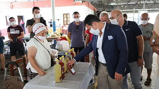Bodrum'da üretici pazarı açıldı
