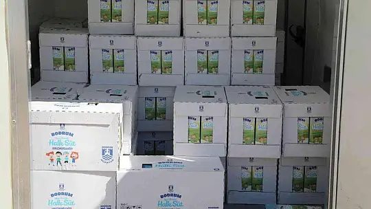 BODRUM HALK SÜT'ÜN DAĞITIMI SÜRÜYOR