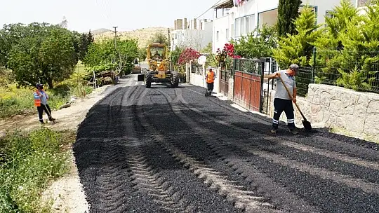 Bodrum yollarında çalışmalar aralıksız devam ediyor 
