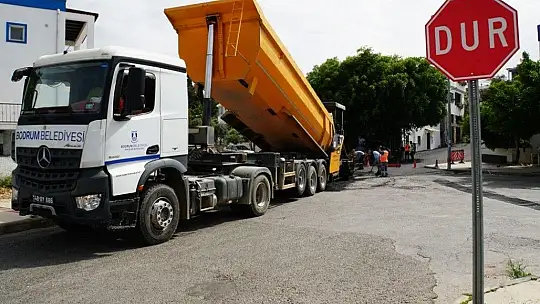 Bodrum yollarında çalışmalar aralıksız devam ediyor 