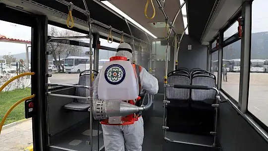 Büyükşehir Ulaşımda 82 Bin 655 Adet Dezenfekte Yaptı