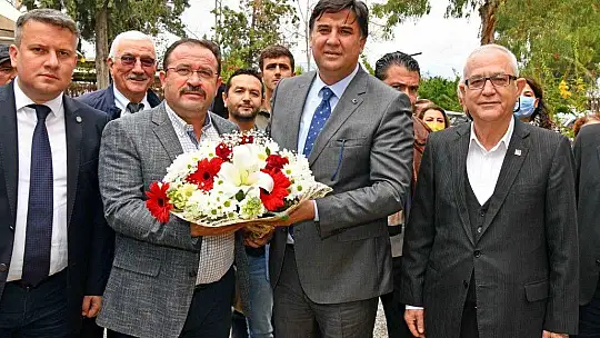 CHP ve İyi Parti İl Başkanları Karaca'yı ziyaret etti