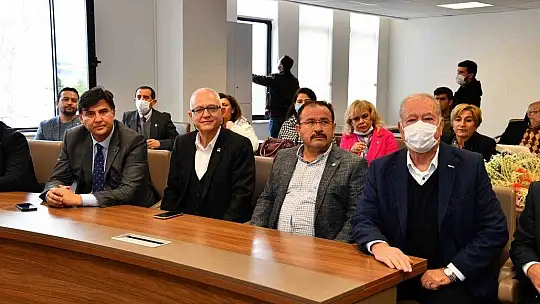 CHP ve İyi Parti İl Başkanları Karaca'yı ziyaret etti