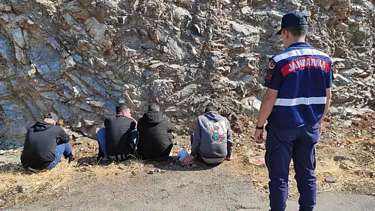 Düzensiz Göçmenler Kaçamadan Yakalandı