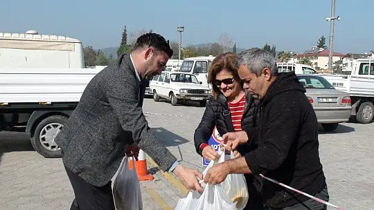 DEPREMZEDELER İÇİN 'ASKIDA SEBZE, MEYVE' UYGULAMASI BAŞLATILDI 