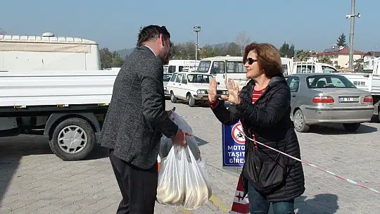 DEPREMZEDELER İÇİN 'ASKIDA SEBZE, MEYVE' UYGULAMASI BAŞLATILDI 