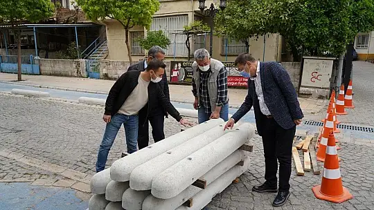 Milas'ta bisiklet yolları yenileniyor