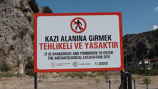 FETHİYE KALESİ KAZI ÇALIŞMALARI DEVAM EDİYOR