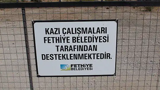 FETHİYE KALESİ KAZI ÇALIŞMALARI DEVAM EDİYOR
