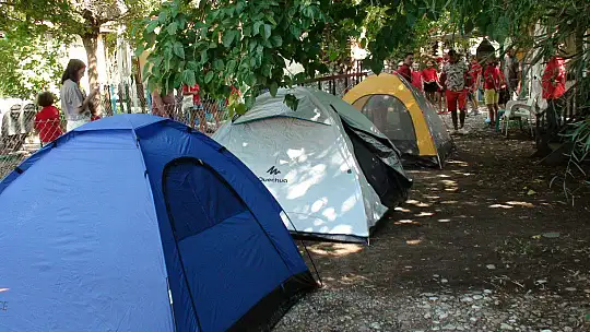 ADAY İZCİ KAMPI BAŞLADI