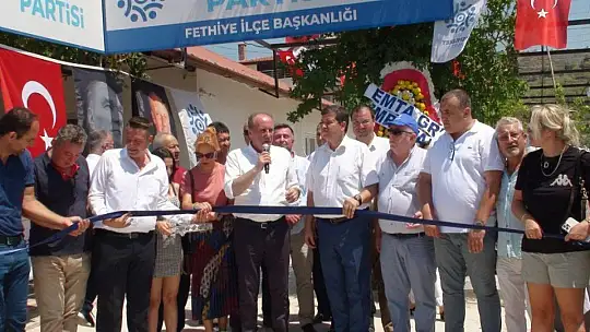 GENEL BAŞKAN İNCE İLÇE BİNASI AÇILIŞINA KATILDI