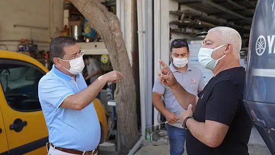 Başkan Tokat'tan sanayi esnafına ziyaret