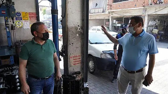 Başkan Tokat'tan sanayi esnafına ziyaret