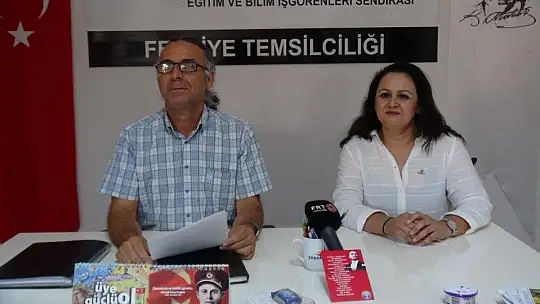 Eğitim İş Sendikası Muğla Şube Başkanı Mesut Sarıoğlu'ndan açıklama