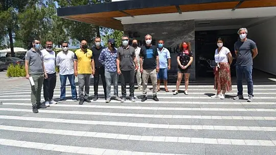 Sahil Bandı İşletmecileri ziyarette bulundu