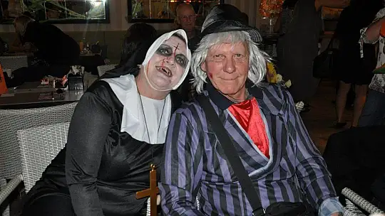 Cadılar Bayramı kutlaması renkli görüntüler oluşturdu