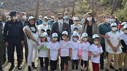 Fethiye'de 5 bin fidan toprakla buluştu