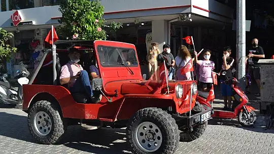 19 Mayıs Bayramı'na araç konvoyu damga vurdu