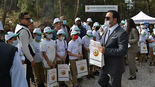 Fethiye'de 5 bin fidan toprakla buluştu