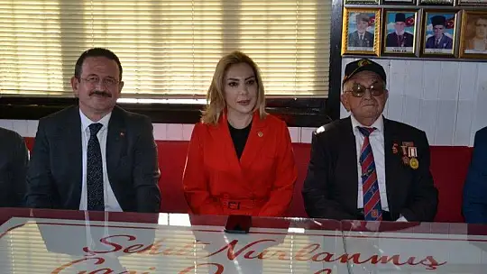 Milletvekili Gökcan'dan Gaziler Derneği'ne ziyaret