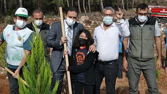 Fethiye'de 5 bin fidan toprakla buluştu