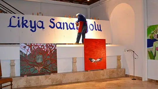 Likya Sanat Yolu resim sergisi düzenlendi
