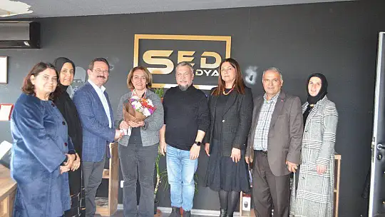 AK PARTİ FETHİYE İLÇE TEŞKİLATINDAN, SED MEDYAYA ZİYARET
