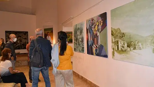 Likya Sanat Yolu resim sergisi düzenlendi