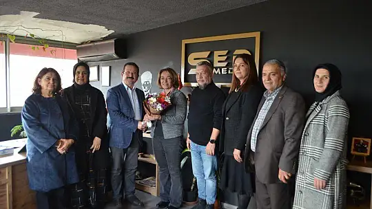AK PARTİ FETHİYE İLÇE TEŞKİLATINDAN, SED MEDYAYA ZİYARET