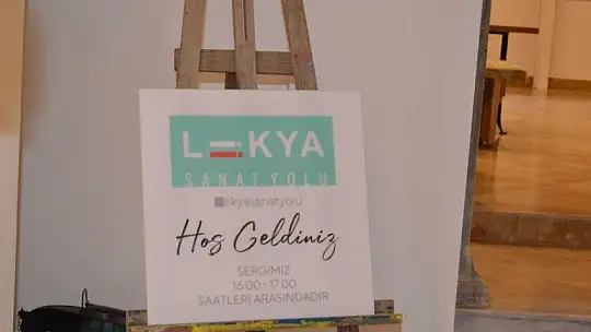 Likya Sanat Yolu resim sergisi düzenlendi