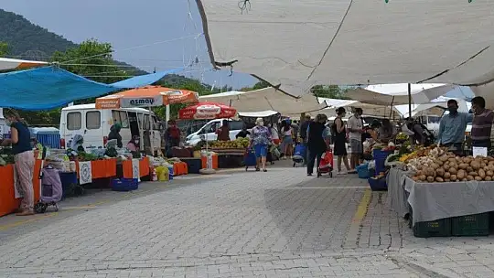 Semt Pazarları Fethiye'de de kuruldu 