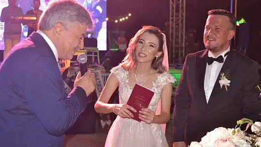 Ali Fatih Çoban rüya gibi bir düğünle dünya evine girdi