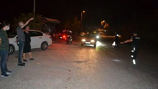 Denetimler gece boyu sürdü