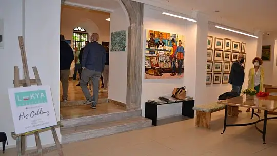 Likya Sanat Yolu resim sergisi düzenlendi