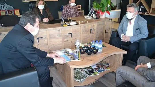 Vali Tavlı'dan SED Medya ve İGD'ye ziyaret