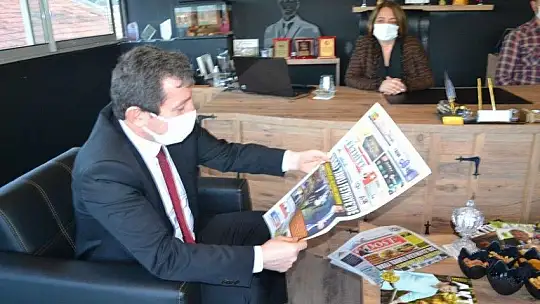 Vali Tavlı'dan SED Medya ve İGD'ye ziyaret