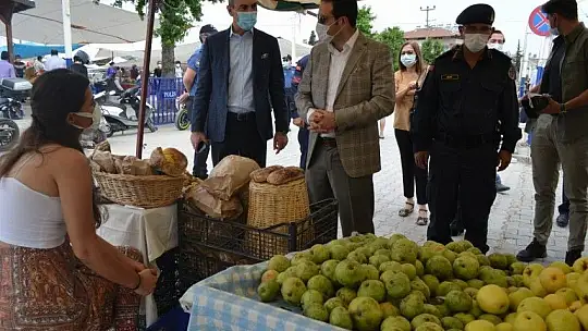 Fethiye'de pazar denetlemesi