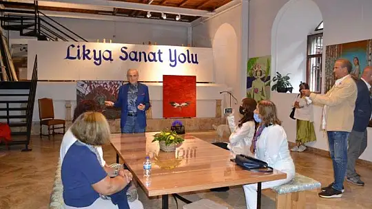 Likya Sanat Yolu resim sergisi düzenlendi