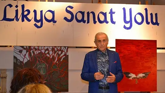 Likya Sanat Yolu resim sergisi düzenlendi