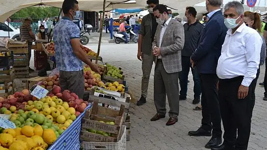 Fethiye'de pazar denetlemesi