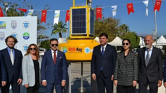 Deniz kirliliğini ölçen akıllı şamandıralı ölçüm sistemi Fethiye'de faaliyete geçti