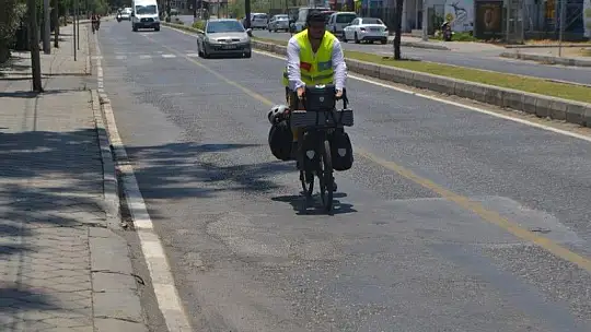 Türkiye Turuna Çıkan Kazak Bisikletçi Fethiye'de